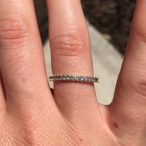 Size 5.5 Moissanite eternity band